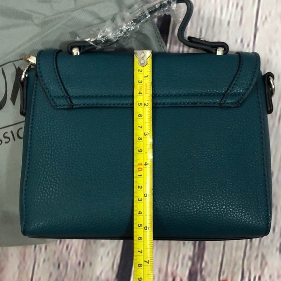 Jessica Moore Teal Handbag with Strap - Picture 5 of 5